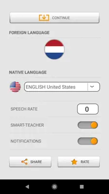 Learn Dutch words with SMART-TEACHER android App screenshot 0